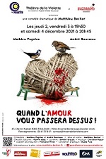 2, 3, 4 décembre 2021 : représentations à Toulouse !